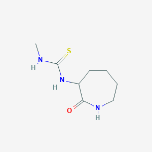 3-Methyl-1-(2-oxoazepan-3-yl)thiourea