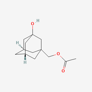 [(1r,3s,5R,7S)-3-hydroxyadamantan-1-yl]methyl acetate