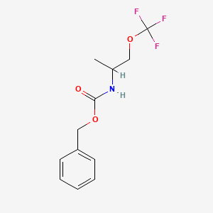 (1-Methyl-2-trifluoromethoxy-ethyl)-carbamic acid benzyl ester