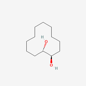 molecular formula C12H24O2 B11760654 cis-1,2-Cyclododecanediol CAS No. 4422-05-3