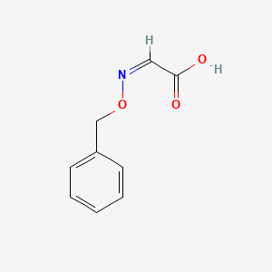 molecular formula C9H9NO3 B11760666 2-((Benzyloxy)imino)acetic acid 