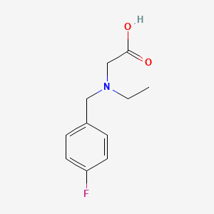 [Ethyl-(4-fluoro-benzyl)-amino]-acetic acid