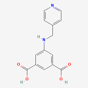 5-{[(Pyridin-4-yl)methyl]amino}benzene-1,3-dicarboxylic acid