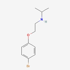 [2-(4-Bromophenoxy)ethyl](propan-2-yl)amine