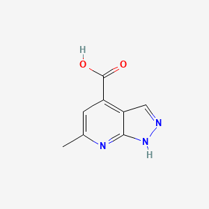 6-Methyl-1H-pyrazolo[3,4-b]pyridine-4-carboxylic acid