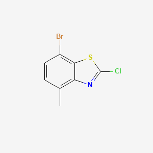 7-Bromo-2-chloro-4-methyl-1,3-benzothiazole