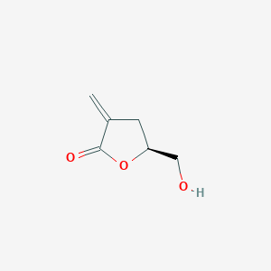 (5S)-5-(hydroxymethyl)-3-methylideneoxolan-2-one