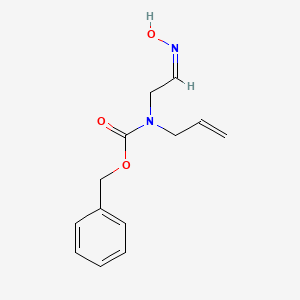 molecular formula C13H16N2O3 B11760798 Benzyl allyl[2-(hydroxyimino)ethyl]carbamate 