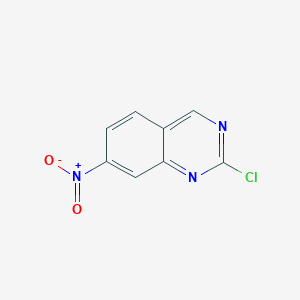 molecular formula C8H4ClN3O2 B11760803 2-Chloro-7-nitroquinazoline 