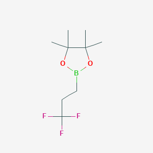 4,4,5,5-Tetramethyl-2-(3,3,3-trifluoropropyl)-1,3,2-dioxaborolane