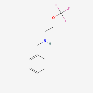 (4-Methyl-benzyl)-(2-trifluoromethoxyethyl)-amine