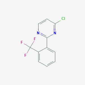 4-Chloro-2-(2-(trifluoromethyl)phenyl)pyrimidine