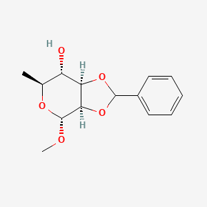 (3aR,4R,6S,7S,7aR)-4-methoxy-6-methyl-2-phenyltetrahydro-3aH-[1,3]dioxolo[4,5-c]pyran-7-ol