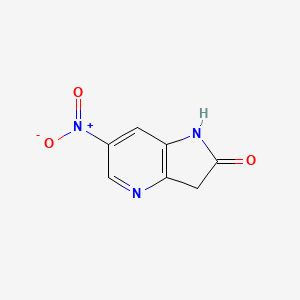 6-Nitro-1H-pyrrolo[3,2-b]pyridin-2(3H)-one