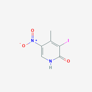 3-Iodo-4-methyl-5-nitro-1,2-dihydropyridin-2-one