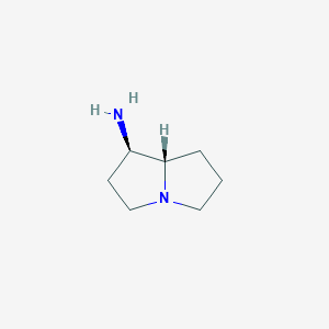 (1R,7AS)-hexahydro-1H-pyrrolizin-1-amine