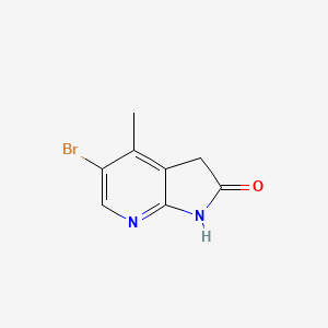 5-bromo-4-methyl-1H,2H,3H-pyrrolo[2,3-b]pyridin-2-one