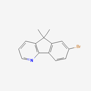 7-Bromo-5,5-dimethyl-5h-indeno[1,2-b]pyridine