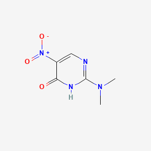 2-(dimethylamino)-5-nitro-4(3H)-pyrimidinone