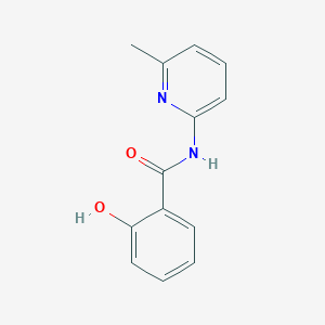 molecular formula C13H12N2O2 B11761111 2-hydroxy-N-(6-methylpyridin-2-yl)benzamide 