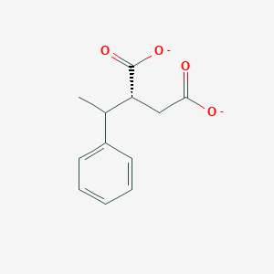 molecular formula C12H12O4-2 B11761133 (2R)-2-(1-Phenylethyl)butanedioate 