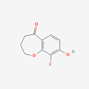 9-Fluoro-8-hydroxy-3,4-dihydrobenzo[b]oxepin-5(2H)-one