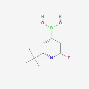 (2-(tert-Butyl)-6-fluoropyridin-4-yl)boronic acid