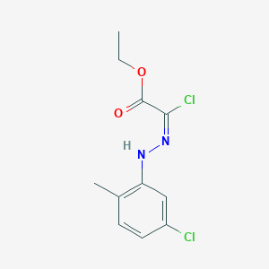 ethyl (2E)-2-chloro-2-[(5-chloro-2-methylphenyl)hydrazinylidene]acetate