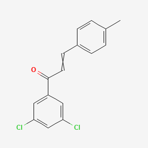 1-(3,5-dichlorophenyl)-3-(4-methylphenyl)prop-2-en-1-one