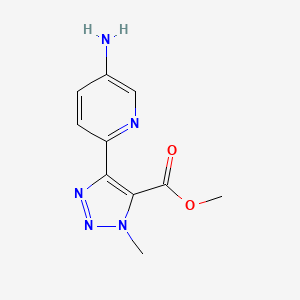 methyl 4-(5-aminopyridin-2-yl)-1-methyl-1H-1,2,3-triazole-5-carboxylate