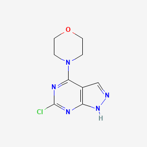 4-(6-chloro-1H-pyrazolo[3,4-d]pyrimidin-4-yl)morpholine