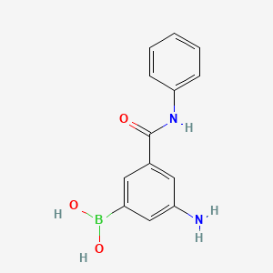 3-Amino-5-(phenylcarbamoyl)phenylboronic acid