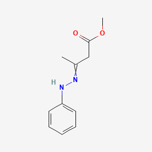 Methyl 3-(2-phenylhydrazin-1-ylidene)butanoate