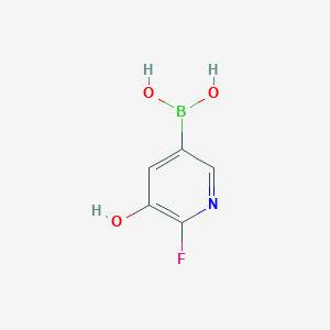 (6-Fluoro-5-hydroxypyridin-3-yl)boronic acid