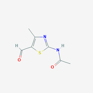 N-(5-formyl-4-methylthiazol-2-yl)acetamide