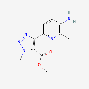 methyl 4-(5-amino-6-methylpyridin-2-yl)-1-methyl-1H-1,2,3-triazole-5-carboxylate