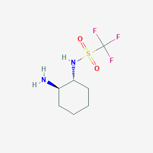 N-[(1R,2R)-2-aminocyclohexyl]-1,1,1-trifluoromethanesulfonamide