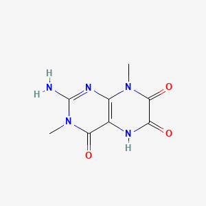 molecular formula C8H9N5O3 B1176143 2-amino-3,8-dimethyl-5,8-dihydro-4,6,7(3H)-pteridinetrione 