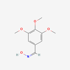 molecular formula C10H13NO4 B11761445 3,4,5-Trimethoxybenzaldoxime CAS No. 65567-36-4