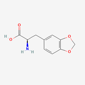 molecular formula C10H11NO4 B11761456 (R)-2-Amino-3-(benzo[D][1,3]dioxol-5-YL)propanoic acid 