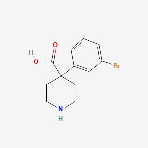 4-(3-Bromophenyl)piperidine-4-carboxylic acid