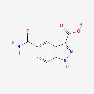 5-Carbamoyl-1H-indazole-3-carboxylic acid