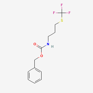 (3-Trifluoromethylsulfanyl-propyl)-carbamic acid benzyl ester