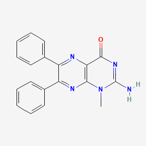 molecular formula C19H15N5O B1176152 2-amino-1-methyl-6,7-diphenyl-4(1H)-pteridinone 