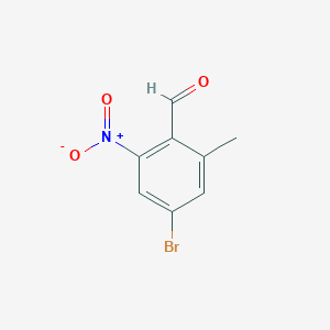 4-Bromo-2-methyl-6-nitrobenzaldehyde