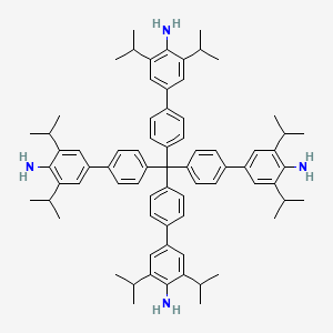 3,5-Bis(propan-2-yl)-4'-{tris[4'-amino-3',5'-bis(propan-2-yl)-[1,1'-biphenyl]-4-yl]methyl}-[1,1'-biphenyl]-4-amine