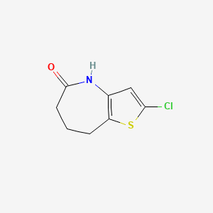 2-Chloro-7,8-dihydro-4H-thieno[3,2-b]azepin-5(6H)-one