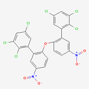 1,2,5-Trichloro-3-[5-nitro-2-[4-nitro-2-(2,3,5-trichlorophenyl)phenoxy]phenyl]benzene