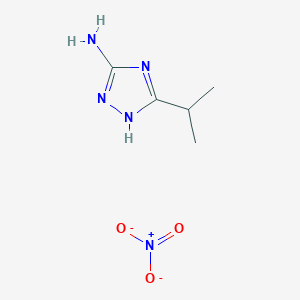 5-(propan-2-yl)-2,3-dihydro-1H-1,2,4-triazol-3-imine nitrate