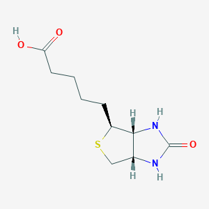 5-[(3aR,4S,6aS)-2-oxo-hexahydro-1H-thieno[3,4-d]imidazol-4-yl]pentanoic acid